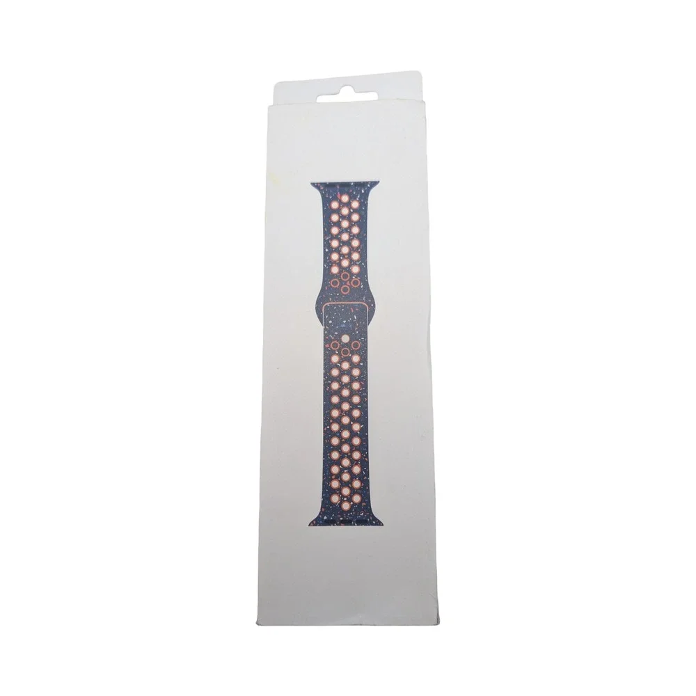 4-O Apple Watch 46mm Blue Flame Nike Sport Band M/L